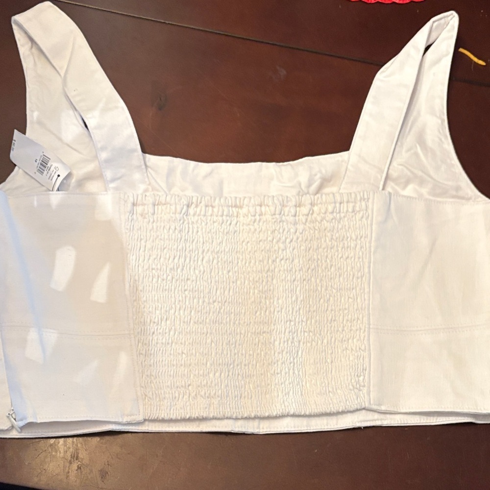 Banana Republic linen cotton bustier top - Picture 2 of 3